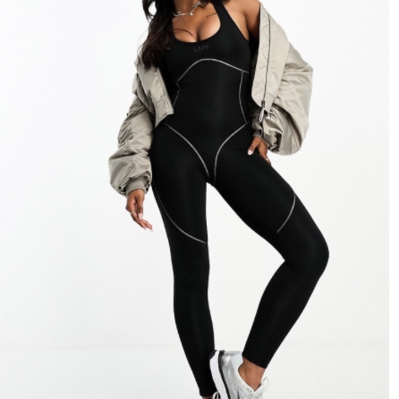 Lapp the Brand Jumpsuit with Open Back in Black - Picture 2 of 2